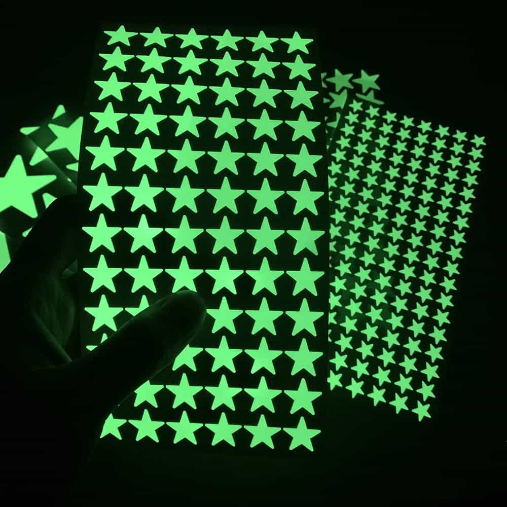 Stars Luminous Wall Stickers Glow In The Dark For Kids Baby Room Decoration Decals Colorful Star